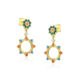 Dunhuang Lotus Pattern 925 Silver Earrings | Ancient Style Luxe Jewelry