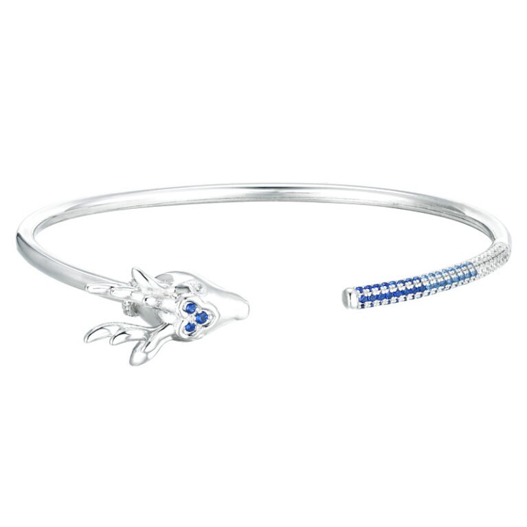 Fukui S925 Silver Bracelet | Nine-Colored Deer Design
