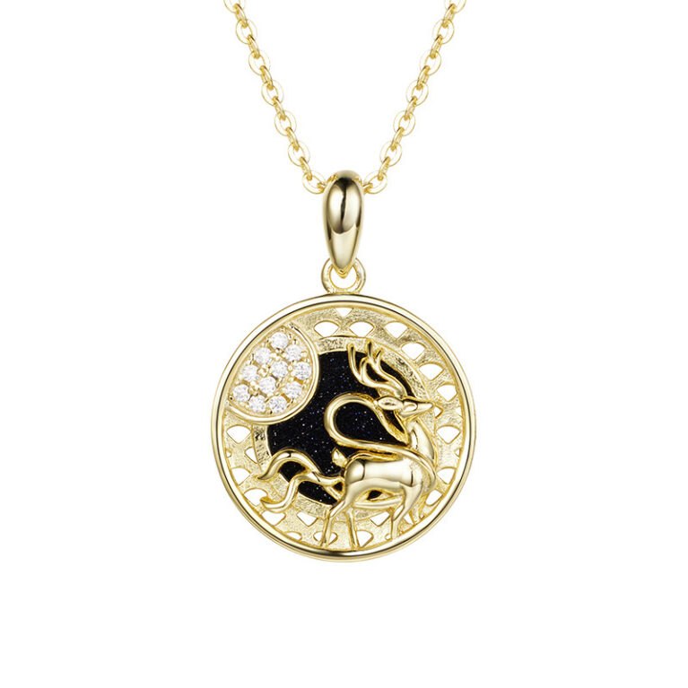 925 Silver Necklace | Innovative Elk Design | Exquisite Women's Accessories