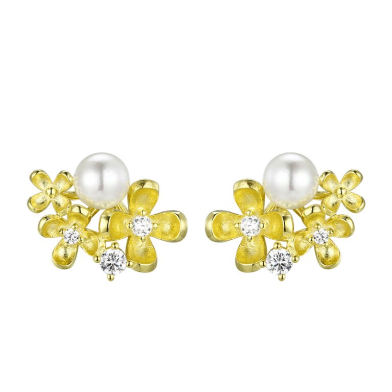 Laurel Pearl S925 Earrings | Elegant & Modern Light Luxury Jewelry for Women
