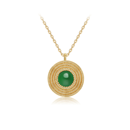 Circle and cross chain design, symbolizin