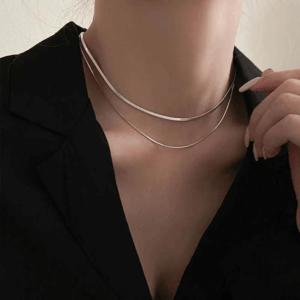 Serpent necklace with crystal charging ritual