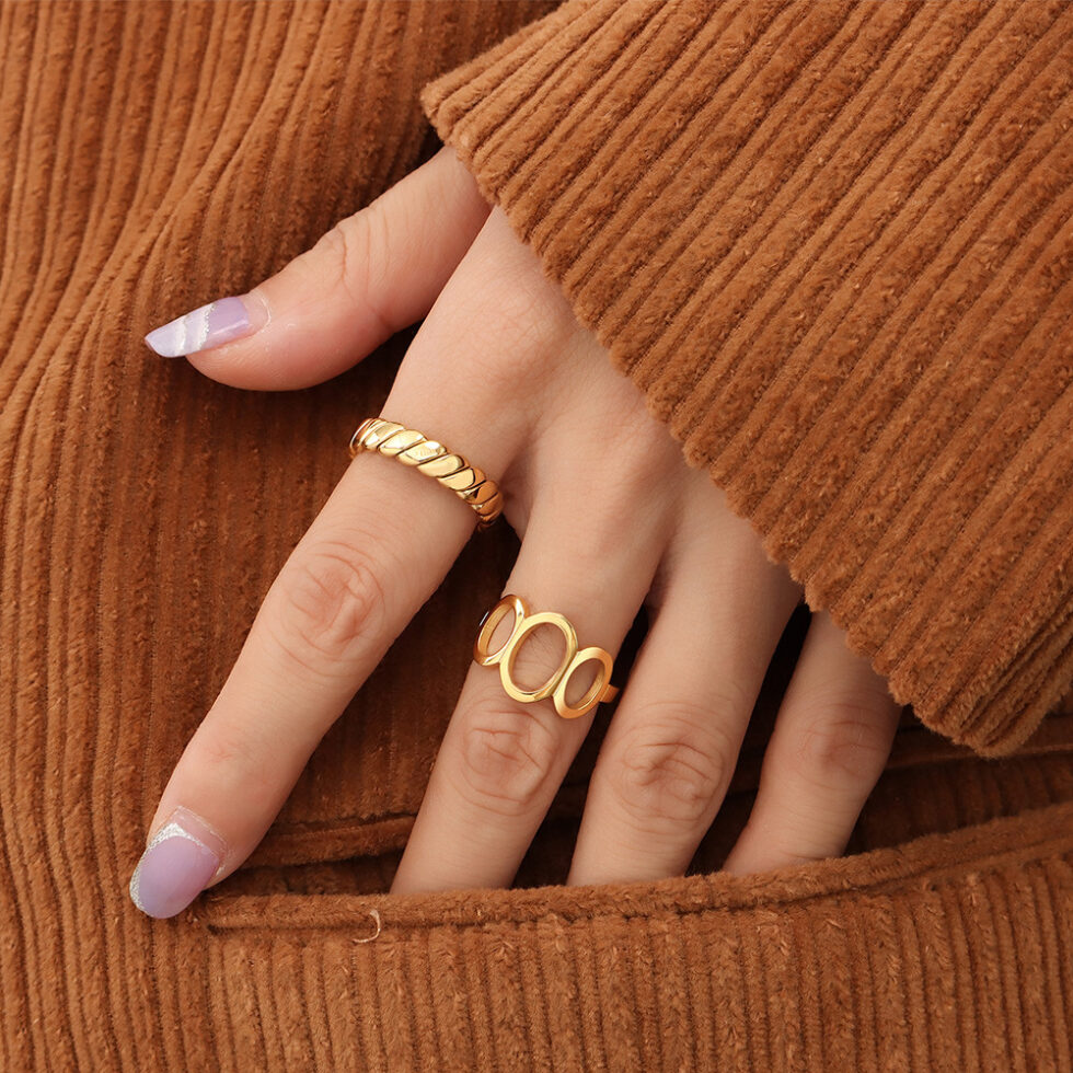 Feng Shui Ring Sizes 5-9 on Finger Sizer