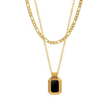 Career success jewelry stack