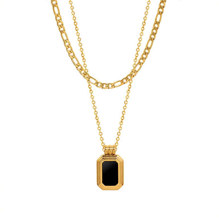 Career success jewelry stack