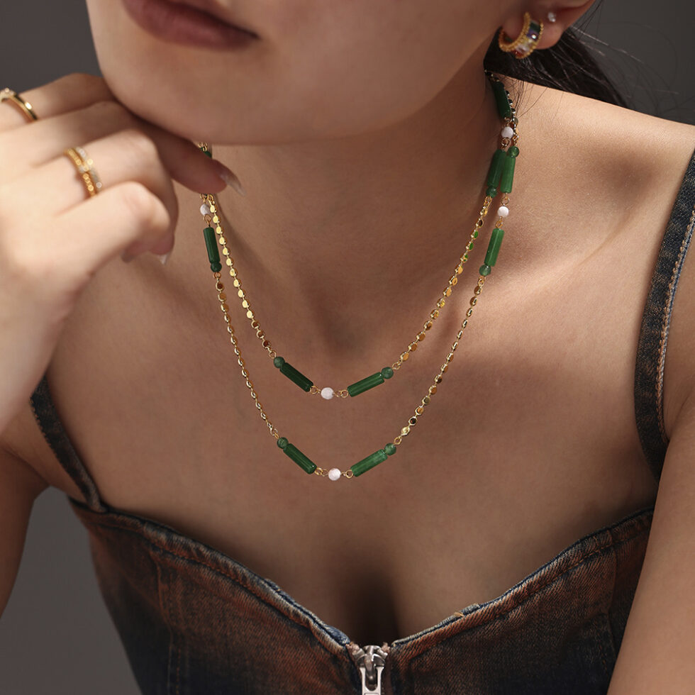 Necklace length adjustment