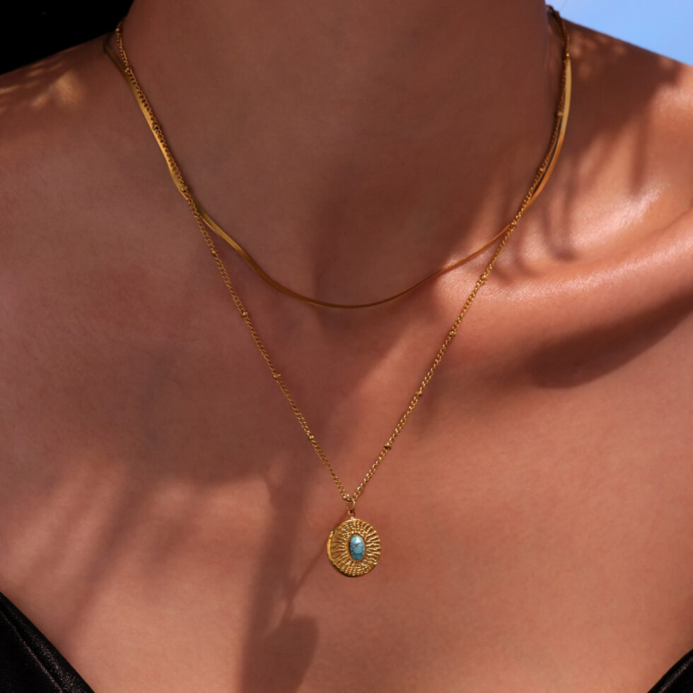 Necklace sizing infographic