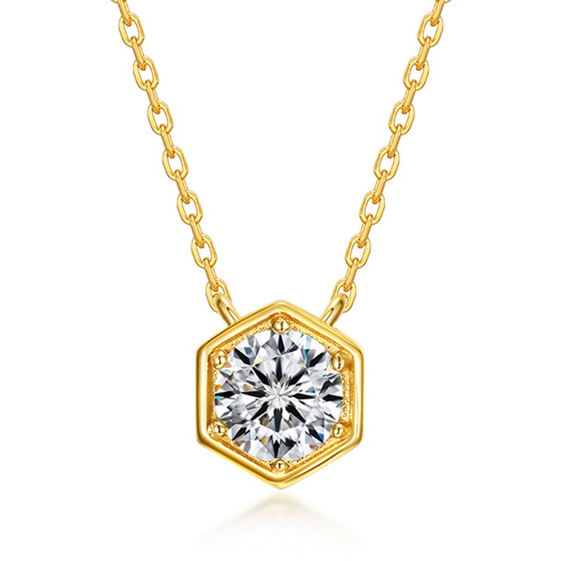 Lab-Created Moissanite Necklace Conflict Resolution Jewelry 2025 Tech