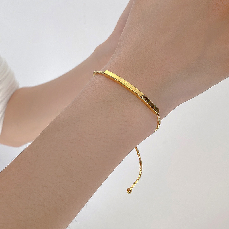 "Quadrilateral Feng Shui Bracelet"