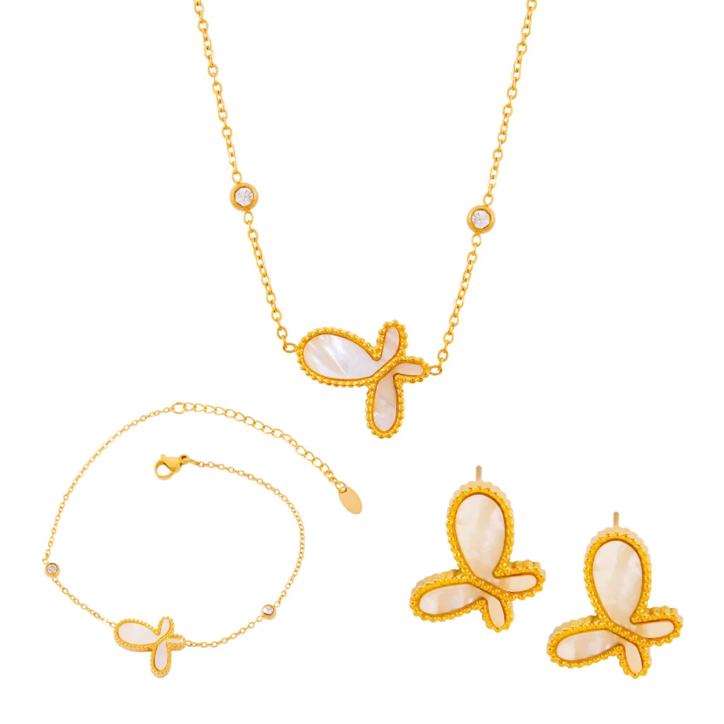 French Elegant White | Gold Titanium