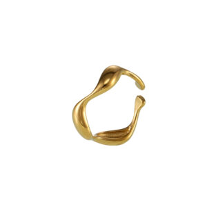Mili European Minimalist Curved Smooth Ring - 925 Sterling Silver