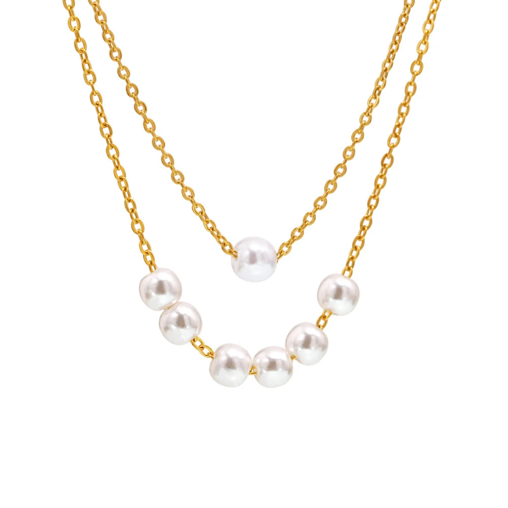 Women's Shell Pearl Choker 18K Gold Plated Light Luxury