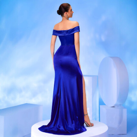 Off-shoulder Mermaid Maxi Dress 2