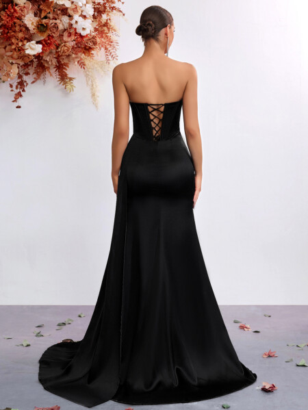 Black Off-shoulder Dress 6