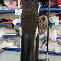 Rhinestone Maxi Evening 7