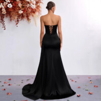 Black Off-shoulder Dress 2