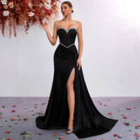 Black Off-shoulder Dress 3