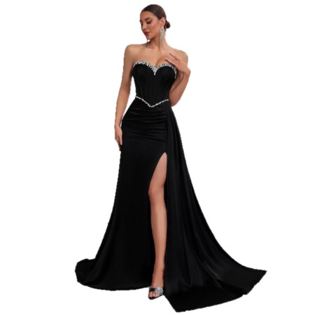Black Off-shoulder Dress 5